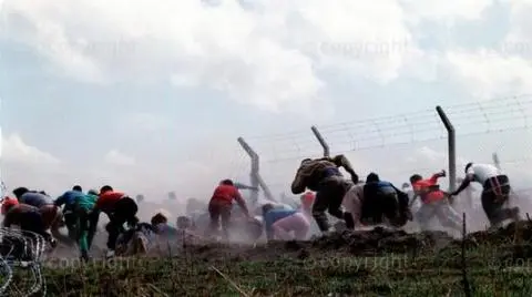 Protesters seeking shelter