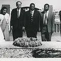 Yusuf Dadoo at Gandhi Tomb, circa 1960s.