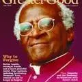Tutu on the cover of the Greater Good, Fall 2004. Source: Greater Good.