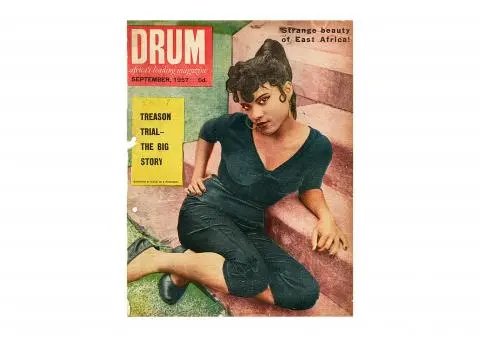 Drum Magazine, September 1957 cover: Treason Trial