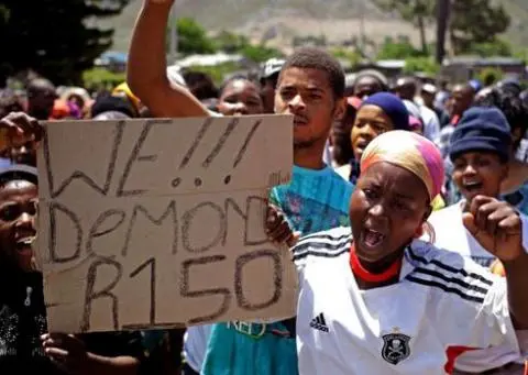 Farm workers demanded a wage increase