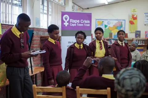 Thandile will spread the Rape Crisis message all over the school