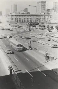 Aerial view of area around Goch street, Johannesburg.