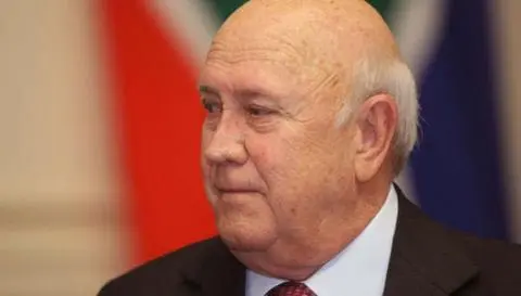 Former President FW De Klerk