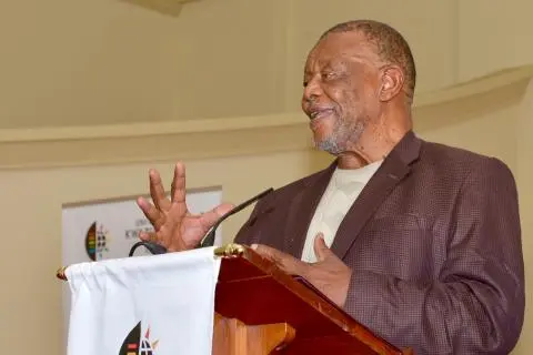 Serote at the third annual Mafika Gwala lecture