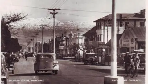 Shopping Centre, Worcester - 1930s - Western Cape Province, South Africa