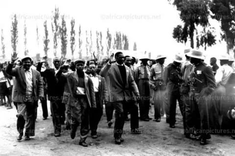 Monday, March 21 thousands of Pan Africanists reported to the police without their passes and asked to be arrested