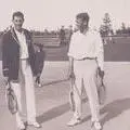 The South African tennis players, Harry Kitson (left) and Charles Winslow, at the 1912 Olympic Games