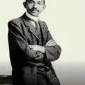 Young Mahatma Gandhi as a lawyer. c1906 - 1914.
