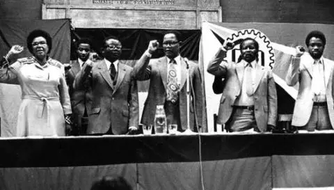 Rally held in London to mark South Africa Freedom Day -26 June 1981