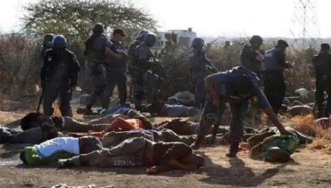 South African Police Service opened fire leaving 34 dead and 78 wounded - 16 August 2012, Lonmin, Marikana