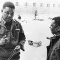 Mandela and Sisulu at Robben Island