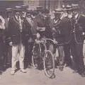 Okey Lewis with some of his team mates after he won the cycling road race
