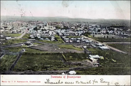 panorama of bloemfontein