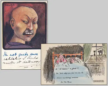 Postcards reflecting White fears of Chinese absconders from gold mines