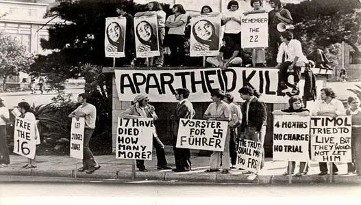 Demonstration following the death in detention of Ahmed Timol - Wits University, Johannesburg - 1971