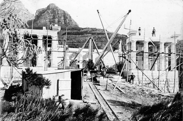 Rhodes Memorial was constructed between 1905 -1908