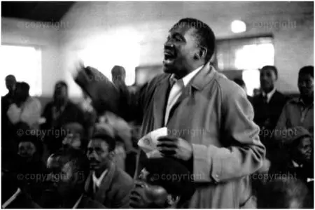 Robert Sobukwe speaks at a meeting, December 1958
