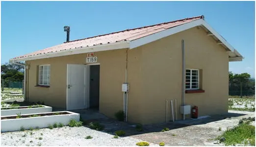 House T159 on Robben Island, the place where Robert Sobukwe was kept isolated from the rest of the prisoners