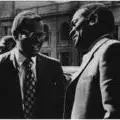 Robert Sobukwe meets Chief Mangosuthu Buthelezi