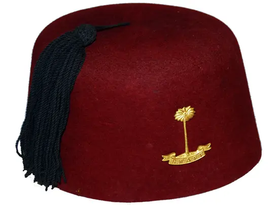 The iconic fez of the Royal West African Frontier Force
