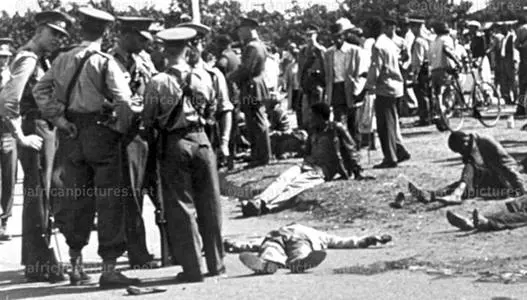 Apartheid police - Sharpeville, Johannesburg 21 March 1960