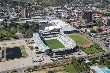 Aerial view of Bloemfontein Stadium