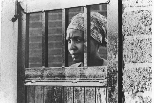 Winnie Mandela under house arrest 1969
