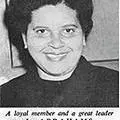 A young Liz Abrahams