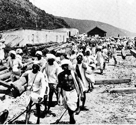 Areas indentured Indians came from