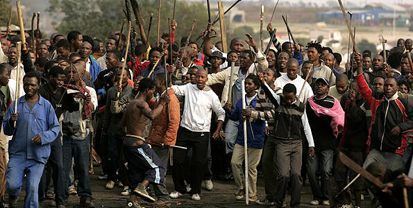 Xenophobic violence in democratic South Africa timeline 