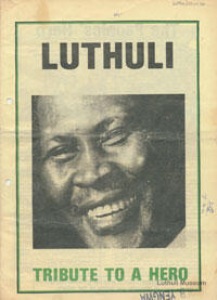 Nkosi Albert Luthuli Oral History Competition 2011 