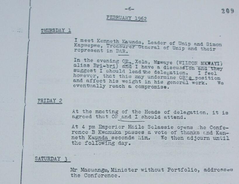 1960's Diaries of Nelson Mandela on his trip through Africa