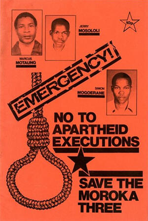 Political executions in South Africa by the apartheid government 1961 - 1989
