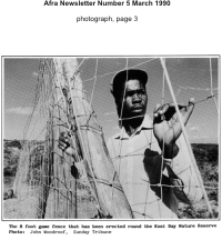 The 8 foot game fence that has been erected round the Kosi Bay Nature Reserve