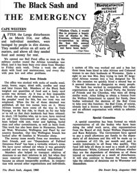 The Black Sash and The Emergency