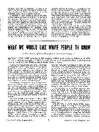 What we would like White people to know