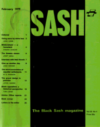 Sash Volume 20 Number 4 February 1979