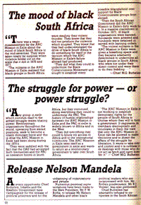 The struggle for power - or power struggle?