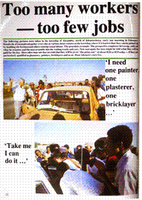 Too many workers - too few jobs