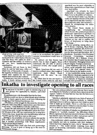 Inkatha to investigate opening to all races