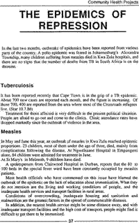 The epidemics of repression
