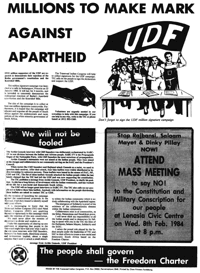 Millions to make mark against apartheid