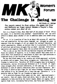 MK women`s forum - the challenge is facing us