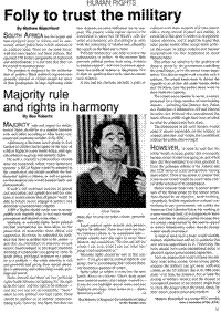 Majority rule and rights in harmony