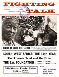 
Fighting Talk Volume 14 Number 1 February 1960