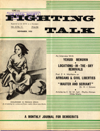 Fighting Talk Volume 12 Number 11 Nov 1956