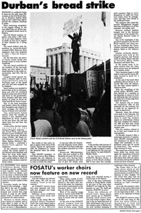 Durbans bread strike