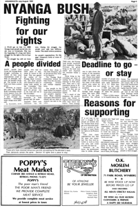 Nyanga Bush: fighting for our rights