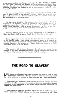 The road to slavery